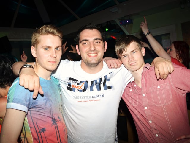 A trio that appeared in the Louth Leader's Big Night Out feature.