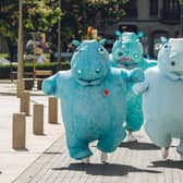 You will be able to see the street theatre show, Hippos, at Gainsborough's GO Festival