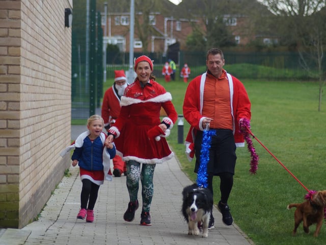 The run was something the whole family could take part in