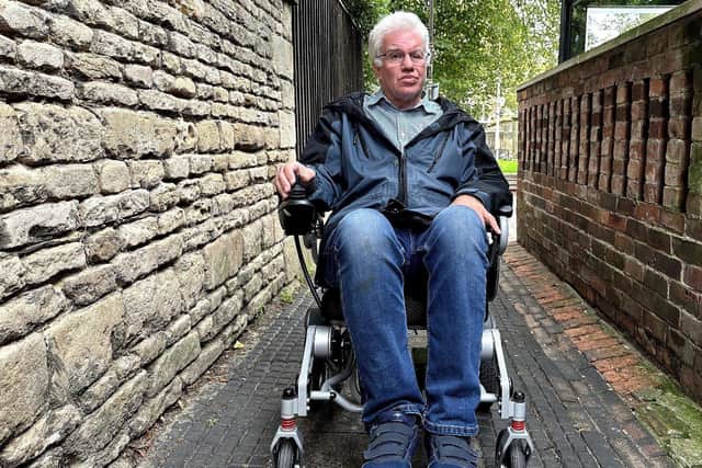 Anthony Henson was a disabled resident and campaigner in Sleaford. Photo: Ellis Karran