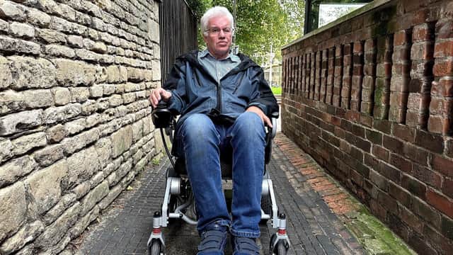 Anthony Henson was a disabled resident and campaigner in Sleaford. Photo: Ellis Karran