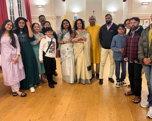 Sleaford Malayali Association members at their celebration event.