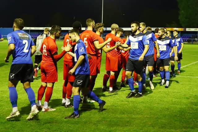 The last time Boston played Sleaford. Picture by Steve W Davies Photography.