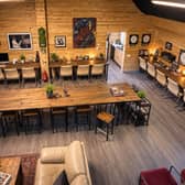 The impressive co-working room at Hub 101 in Ludford.