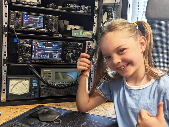 Isabella at work