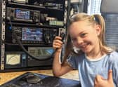 Isabella at work