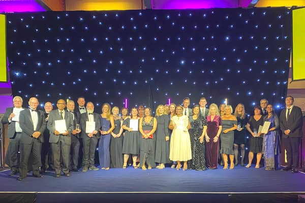 The winners at last year's Staff Awards.