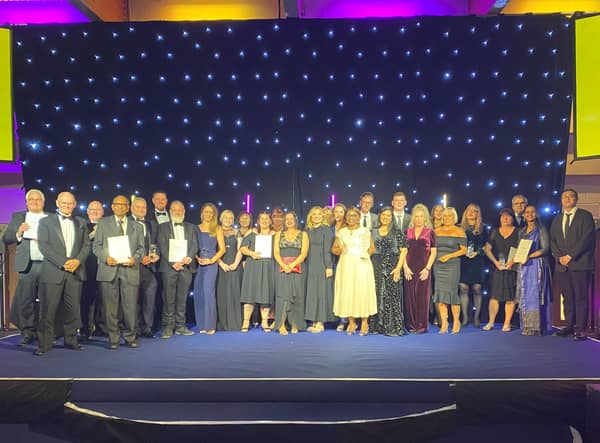 The winners at last year's Staff Awards.