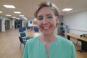 Andrea Jenkyns, Reform UK candidate for Greater Lincolnshire mayor, at her campaign launch. Credit: LDRS
