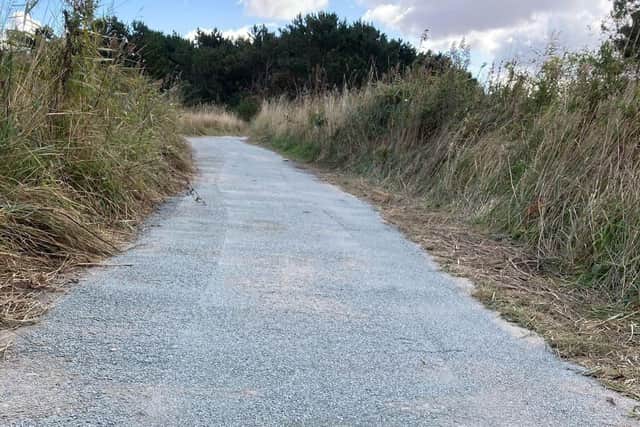 AFTER - A new country park trail at Chapel Six Marshes.