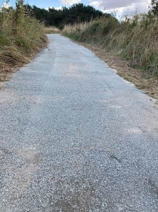 AFTER - A new country park trail at Chapel Six Marshes.