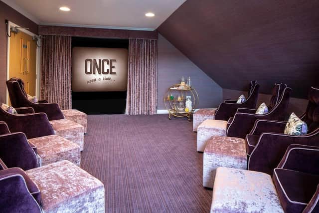 Richard House Care Home's Cinema Room, open to all residents!