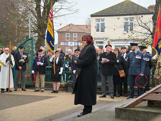 A service was held at Kirton War Memorial.