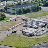 An aerial view of RAF Scampton. (Photo by: TheDroneMan.net)