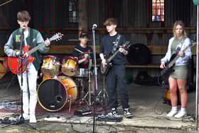 Winning group Ashen performing. Photo: Mick Fox