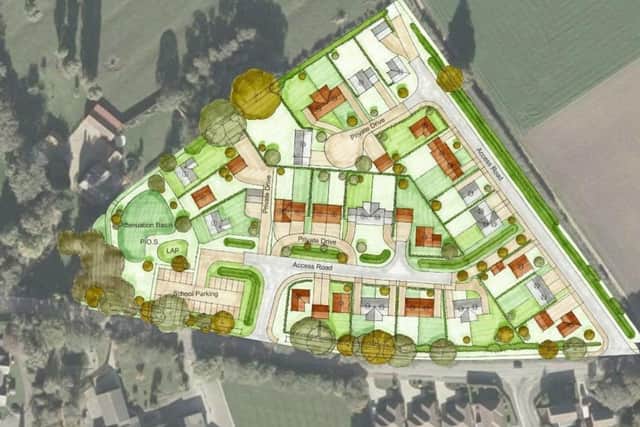 The proposed development at the site in Old Leake.