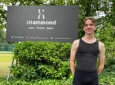 Zachary pictured outside the Hammond School of Dance.