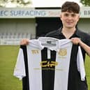 Owen Davey is among the new signings at Brigg Town. Photo: BTFC.