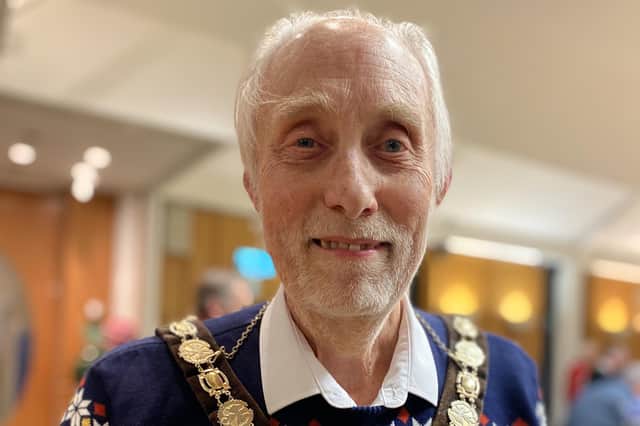 Chairman of North Kesteven District Council, Coun Mike Clarke.