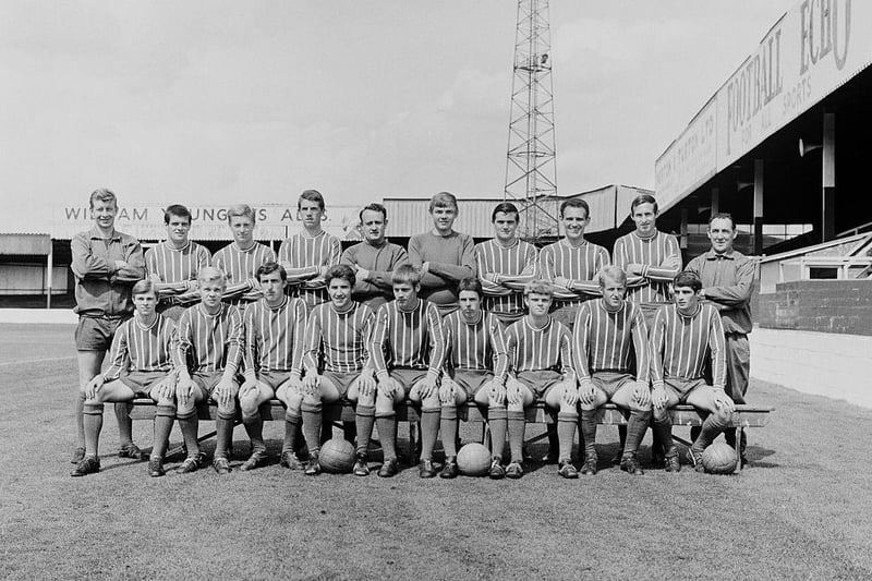 The Lincoln City team on 8th August 1966.