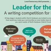 The competition is designed to inspire young minds to learn about the council.