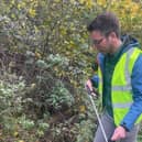 Duncan and Toplis litter picking