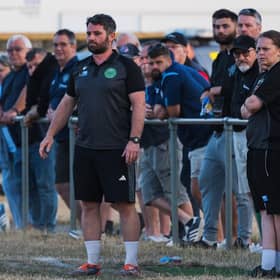 Sleaford boss Jamie McGhee - delighted with home form. Photo by Thomas Gibbons Media.