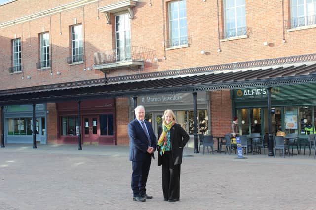 Coun Trevor Young, leader of the council, and Coun Lesley Rollings, deputy leader, were delighted with the quality of the work and the commitment from everyone involved in the project