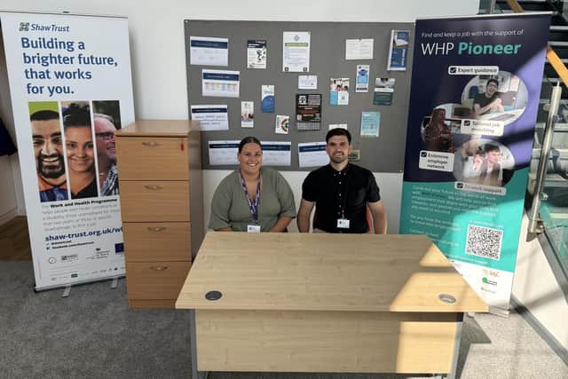 Beth Danville and Adam Gardiner, of the Shaw Trust