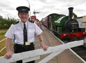 Volunteer, Pete Price of the Lincolnshire Wolds Railway.