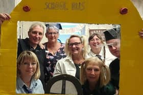 staff on the school bus