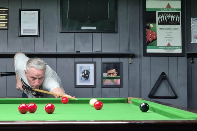 Craig Shaw hit a 33 break playing for Tipfix Cue Services against higher opposition.