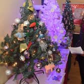 A previous year's Sleaford Methodist Church Christmas Tree Festival.