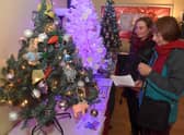 A previous year's Sleaford Methodist Church Christmas Tree Festival.