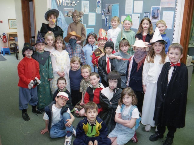 World Book Day celebrations at Stickney Primary School in 2000.