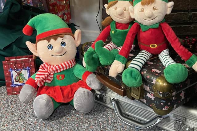 FH Manning's festive Elves on display.