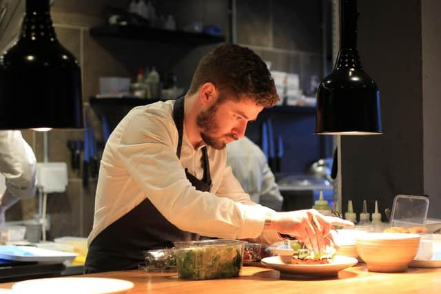 Luke French at Sheffield's Jöro restaurant, which is taking part in Eat Out to Help Out.