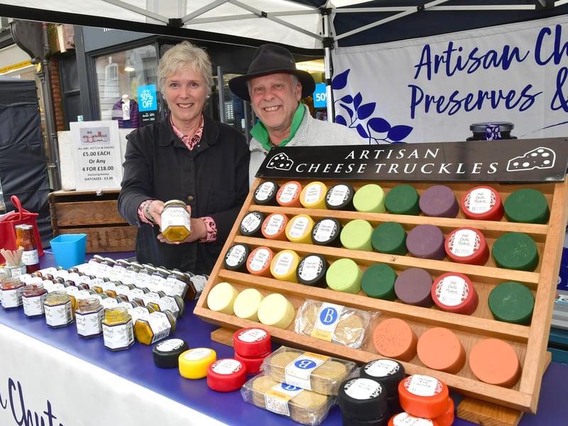 Rob and Lynn Clayton of Blueberry Hill Preserves.