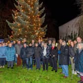The Tree of Light 2023 is lit up in Horncastle. Photos: John Aron Photography