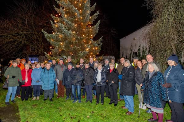 The Tree of Light 2023 is lit up in Horncastle. Photos: John Aron Photography