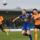 Scott Pollock is back at Boston United. Photo: Oliver Atkin