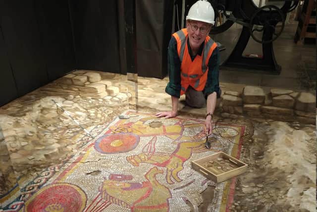 3D recreation of Ketton Roman Mosaic takes centre stage at Rutland County Museum this summer