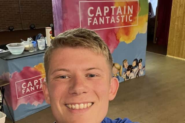 Dan Fergerson, franchisee and chief entertainer at Captain Fantastic Lincoln
