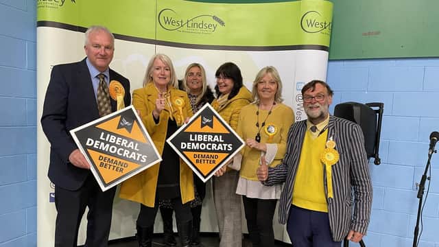The Liberal Democrats have topped the polls in West Lindsey