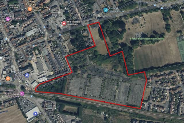 An overhead layout of the brownfield site formerly occupied by Advanta Seeds. (Photo supplied)