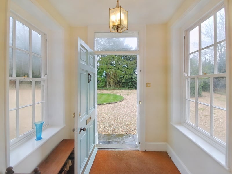 The porch.