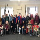 Horncastle's Young Stagers ready to perform Macbeth.