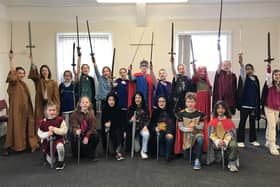 Horncastle's Young Stagers ready to perform Macbeth.