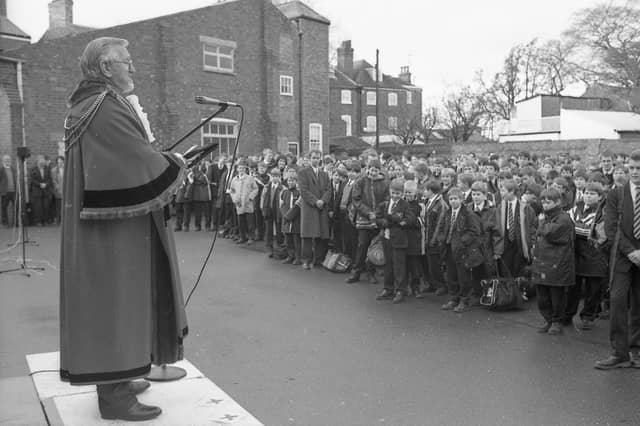 Beast Mart at Boston Grammar School in 1997.
