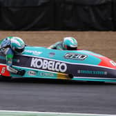 Todd Ellis and Emmanuelle Clement in action at Brands Hatch. Photo by Dave Yeomans.